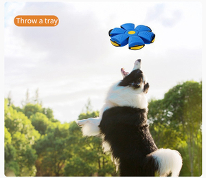 2024 nueva versión accesorios para mascotas juguetes para perros bola interesante divertido disco volador duradero juguete para perros indestructible - Product Image 3