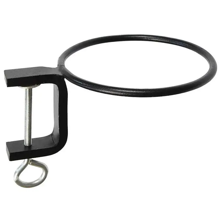 6''Clamp מתכת פרח סירי טבעת קיר סוגר צמח stand מחזיק שתילה תמיכה קולב מקורה גן הר חסון עגול תלוי