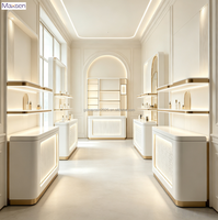 Vitrine de présentation de cosmétiques de luxe avec éclairage LED, présentoir de produits de soin de la peau pour boutique de beauté