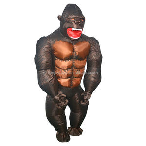 Yetişkin şişme tam vücut Gorilla maymun kostüm yaramaz komik cadılar bayramı partisi için Suit - Product Image 2