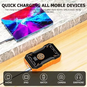 12V 12000mAh Herramienta <span class=keywords><strong>de</strong></span> emergencia para automóvil Jumper Start <span class=keywords><strong>Batería</strong></span> <span class=keywords><strong>de</strong></span> litio portátil Jump Starter con compresor <span class=keywords><strong>de</strong></span> neumáticos con Inflador <span class=keywords><strong>de</strong></span> neumáticos - Product Image 4