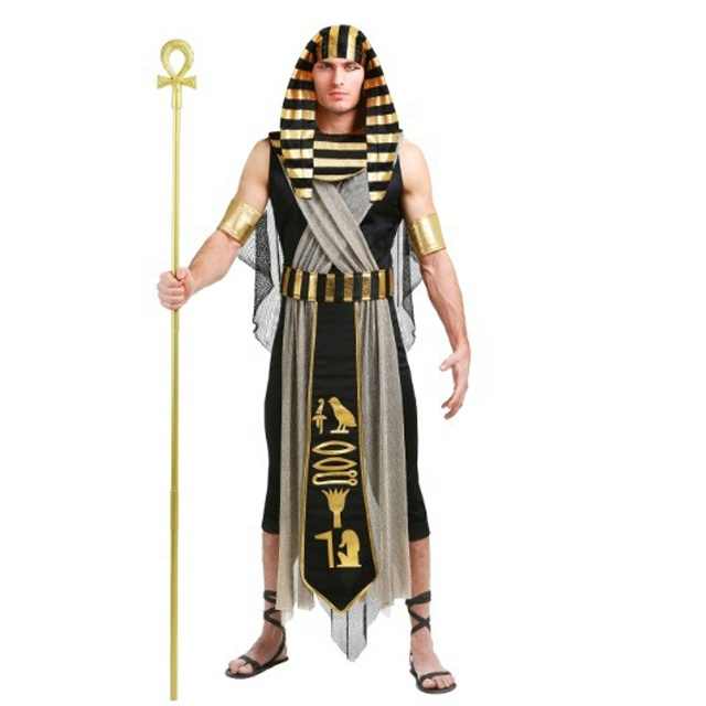 男子万圣节花式礼服埃及法老 cosplay 服装