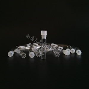 Tubos de ensayo de vidrio Tianjing de 8x40 mm con tapas para almacenamiento de muestras y envasado de cosméticos - Product Image 5