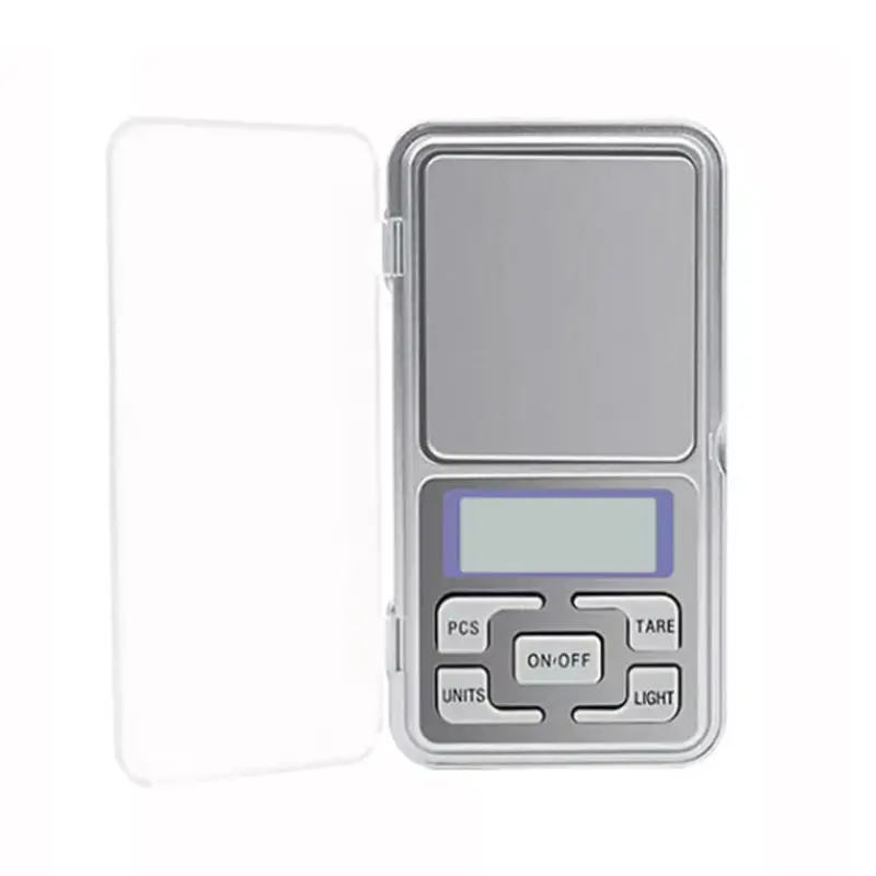 Balança eletrônica de bolso, balança de design da moda 500g 0.1g, alta precisão, digital, pesagem, caixa de cigarro