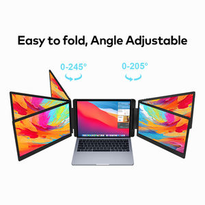 จอภาพพกพาขนาด 15.6 นิ้ว ความละเอียด 1080P IPS 60Hz USB C จอคู่สำหรับแล็ปท็อป ธุรกิจ การซื้อขาย เกมมิ่ง LED จอเสริมสำหรับแล็ปท็อป - Product Image 3