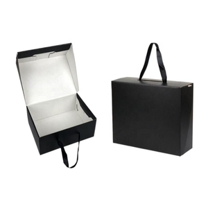 Kraft <b>Paper</b> Storage Boxes Rectangle With Handle Gift Craft Slotted Boxes - Product Image 3