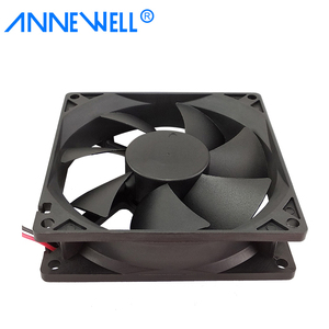 Yüksek Dayanıklılık Anti-titreşim DC 12V 9225 Endüstriyel Bellek veya RAID Depolama Sistemi için Fırçasız Bilyalı Rulmanlı Eksenel Soğutma Fanı - Product Image 4