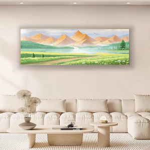 ศิลปะหินทรายภูเขาสีทองแบบพรีเมี่ยมแบบจีน<span class=keywords><strong>ฮ</strong></span><span class=keywords><strong>วง</strong></span><span class=keywords><strong>จุ้ย</strong></span>แขวนผนังแบบดั้งเดิม - Product Image 3