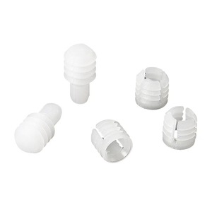 Fixations en nylon mâles et femelles pour panneaux grillagés, armoires de cuisine, placards, étagères – Design moderne et simple - Product Image 1
