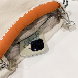 Sac bandoulière fourre-tout d'extérieur style décontracté, sacoche <span class=keywords><strong>photo</strong></span> en coton pour meilleure amie - Product Image 3