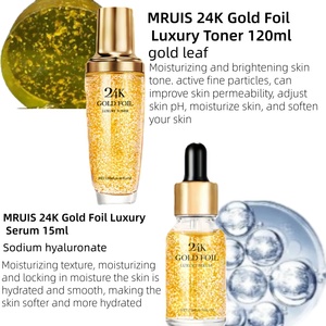 Ensemble de soins de la peau organique en or 24 carats, ensemble de cosmétiques coréens, ensemble de soins de la peau éclaircissant et blanchissant de luxe, kit de blanchiment, nouveaux produits 2025 - Product Image 5