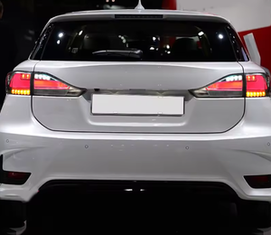 AURON Lexus CT200 2011-2016 LED Retrofit Kit-Clear/Red ABS New <b>Plug</b> & Play <b>12V</b> 36W 6000K 6000 Lumens Tail/Turn Signals - Product Image 3