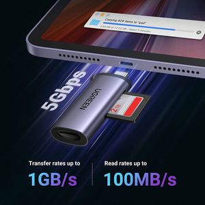 UGREEN Lecteur de carte SD USB C 2-en-1 Lecteur de carte SD SDHC SDXC UHS-I - Product Image 3
