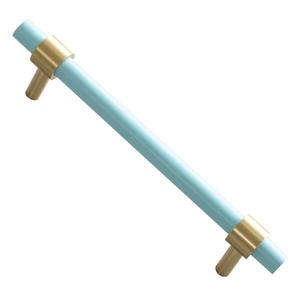 Nordic Faggio Maniglia In Ottone mobili porta dell'armadio guardaroba doppio foro in stile Americano maniglia <span class=keywords><strong>Per</strong></span> La Camera dei bambini C-3270 - Product Image 6