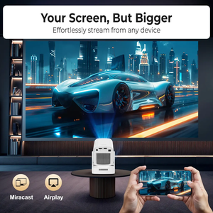 IHOMELIFE X17 1080P Native Resolution up 4K Android 13 LED Smart <strong>Projector</strong> 300 Lumens Built-in <strong>Speakers</strong> Portable Home Theater - Product Image 5