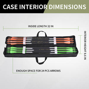 Échantillon gratuit OEM ODM, étui pour arc composé multifonctionnel, sac de transport de grande capacité pour tir à l'arc avec poche pour flèches et réglable - Product Image 4
