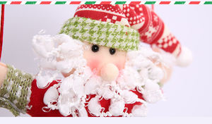 Venta caliente al por mayor decoración de Navidad accesorios colgantes placa de identificación de Navidad adornos de Casa de tela colgantes pequeños - Product Image 4