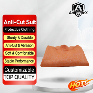Ropa de Trabajo de Seguridad de Material HPPE Resistente a Cortes, Corte Personalizado Directo de Fábrica AmpsafeX, con Protección de Nivel A contra Riesgos, Alta Calidad, Venta al Por Mayor - Product Image 1