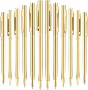 Custom Logo Promotion <b>Pens</b> Slim Metal Ballpoint <b>Pen</b> <b>Retractable</b> <b>Pen</b> for Office Business Students Teachers Wedding Guest - Product Image 1