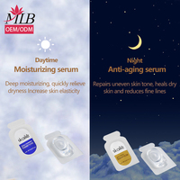 Sérum Anti-âge pour le visage, solution de soins pour la peau, organique, hydratation végétale, acide hyaluronique, 1 pièce