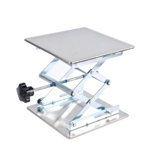 Plataforma elevadora pequeña de acero inoxidable, plataforma elevadora manual de laboratorio, elevador de tijera, instrumento didáctico portátil - Product Image 1