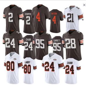 Nuovi uomini giovani donne 95 Garrett <span class=keywords><strong>2</strong></span> Amari Cooper Deshaun Watson 24 Nick Chubb Denzel Ward Jarvis Landry maglia da Football americano - Product Image 1