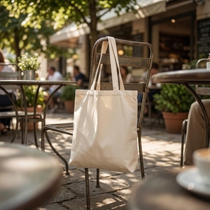 Sac fourre-tout en toile de coton personnalisable de 16 oz, imprimé en sérigraphie, réutilisable, écologique, pour femmes et hommes - Product Image 1