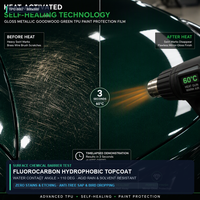 Film Vinyle Adhésif Vert Métallisé Goodwood Haute Brillance pour Carrosserie Automobile avec Technologie Air Release – Vente en Gros