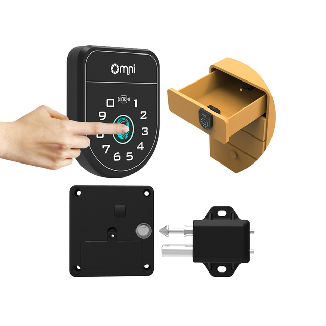 Safety Combination Electronic File Drawer Locks Controller Zigbee Gym Rfid Bluetooths Fingerprint Smart Hidden Rfid Cabinet Lock