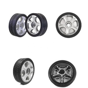 Nhà Máy Rắn Bánh Xe Cao Su Không Trượt Ròng Rọc OD 125Mm Ổ Đĩa Ròng Rọc Cho Máy Làm Sạch - Product Image 5