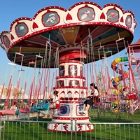 Manèges personnalisés : Chaises volantes de fête foraine, Carrousel électrique à vendre