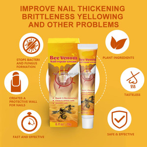 Crème réparatrice pour ongles antifongique au <span class=keywords><strong>venin</strong></span> d'abeille efficace Pommade de soin des ongles des pieds 20g - Product Image 6