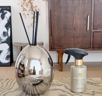 Diffuseur d'arômes en céramique de luxe haut de gamme en forme d'œuf avec parfum de niche et technologie sans feu pour la chambre à coucher, la salle de bain, purificateur d'air