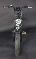 Vélo électrique tout suspendu pour l'amérique rétro, batterie au lithium, moteur de moyeu arrière de 20 pouces, VTT, scooter