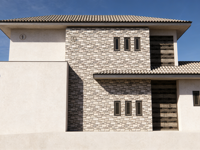 Villa préfabriquée en acier galvanisé, design moderne, maison résistante aux intempéries, haute durabilité, longue durée de vie, construction de qualité, utilisation pour hôtel, appartement, 2
