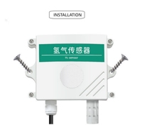 Capteur d'hydrogène haute précision LINO, détecteur de concentration H2 avec écran OLED, résolution 1ppm, transmetteur d'hydrogène IP66
