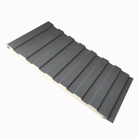 Panneau en mousse de polyuréthane décoratif de 16 mm d'épaisseur, panneau isolant métallique, motif de grande muraille