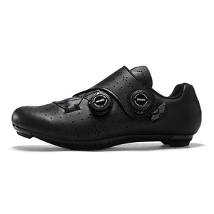 Chaussures de cyclisme blanches avec fermeture Boa et empeigne synthétique respirante pour hommes et femmes, pour la pratique du cyclisme en extérieur - Product Image 4