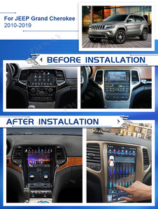 Reproductor Multimedia para Auto con Pantalla Tesla de 128G, Android 9.0, Navegación GPS, Radio Estéreo para <span class=keywords><strong>Jeep</strong></span> <span class=keywords><strong>Grand</strong></span> <span class=keywords><strong>Cherokee</strong></span> <span class=keywords><strong>2010</strong></span> 2011 2012-2019 - Product Image 2