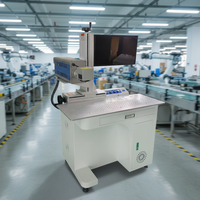 Nouvelle machine de marquage laser CO2 tout-en-un de bureau 60W, refroidie par air, CNC, autofocus, Raycus, prend en charge les formats DXF