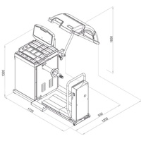 Machine d'équilibrage des pneus - CB460B