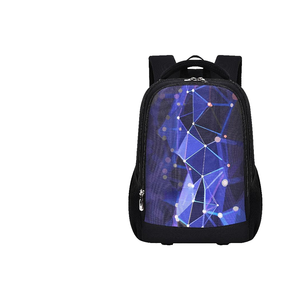 Custom Sublimation Polyester Fashion Characters <b>Child</b> School <b>Backpack</b> Comfortable Zipper Closure Arcuate Shoulder Strap 15 - Product Image 1