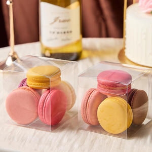 Faveur claire Cube <span class=keywords><strong>en</strong></span> plastique Transparent traiter les boîtes de ruban bonbons Goodie cadeau petite boîte d'emballage <span class=keywords><strong>en</strong></span> plastique de <span class=keywords><strong>bombe</strong></span> de cacao chaud individuel - Product Image 2