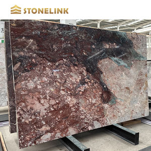 Stonelink оптовая продажа роскошных каменных плит четыре сезона натуральный большой зеленый мраморный пол четыре сезона панда зеленый мрамор - Product Image 6