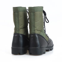 Bottes tactiques vertes à lacets pour hommes, semelles amortissantes, idéales pour la randonnée, la chasse, la pêche, l'agriculture, imperméables et antidérapantes, Force Fan