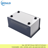 Boîtes électriques en fer DIY Amplificateur électrique Boîtier d'instrument industriel Boîte de jonction en fer 230*140*110mm