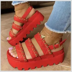 Novo Design Atacado Verão Sexy Snake Wedge Praia Chinelos Sandálias Sapatos de Salto Alto Saco Sandálias Mulheres E Bolsas