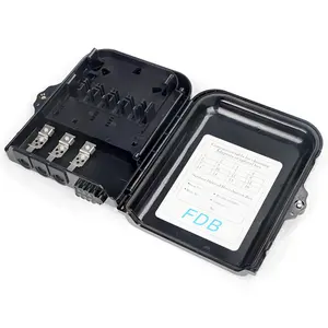 Двойное назначение IP65 8 ядер CTO Black NAP FTTH MINI PLC Кассетная лента разветвитель коробки доступа ODP волоконно-оптический клеммный блок