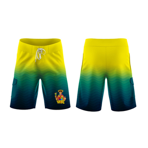 Pantaloncini da Spiaggia Personalizzati 100% Poliestere, Maglie Sportive con Logo Personalizzato, Asciugatura Rapida, Shorts da Surf e Nuoto - Product Image 1