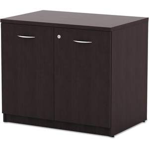 Armoire de rangement de la série Alera Valencia - Espresso 34,13 po. X 22,78 pouces X 29,5 pouces Armoires à dossiers - Product Image 2